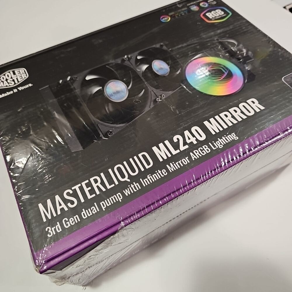 Cooler Master MasterLiquid ML240 Mirror ARGB Close-Loop AIO CPU Liquid Cooler
